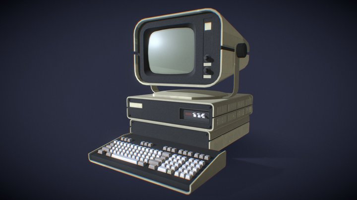 Retro Electronics: Retro PC 3D Model