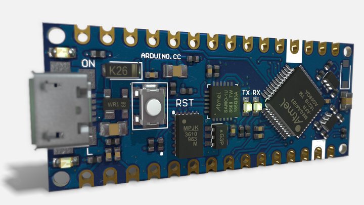 Arduino Nano Every 3D Model
