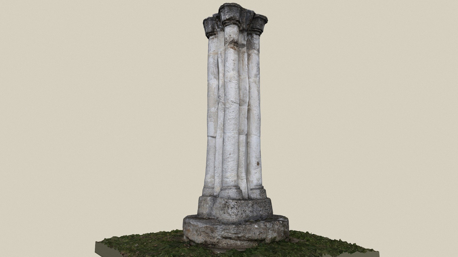 Brotlaibsäule — Sketchfab embed 3D viewer