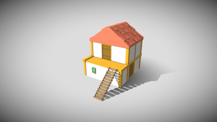 3D Medieval House 3D Model