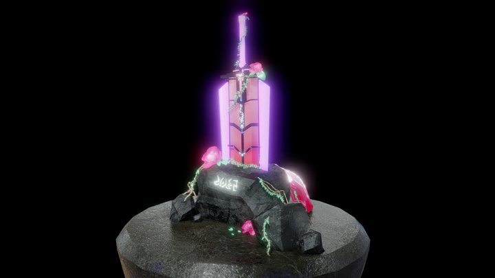 SCABBARD ROSE 3D Model