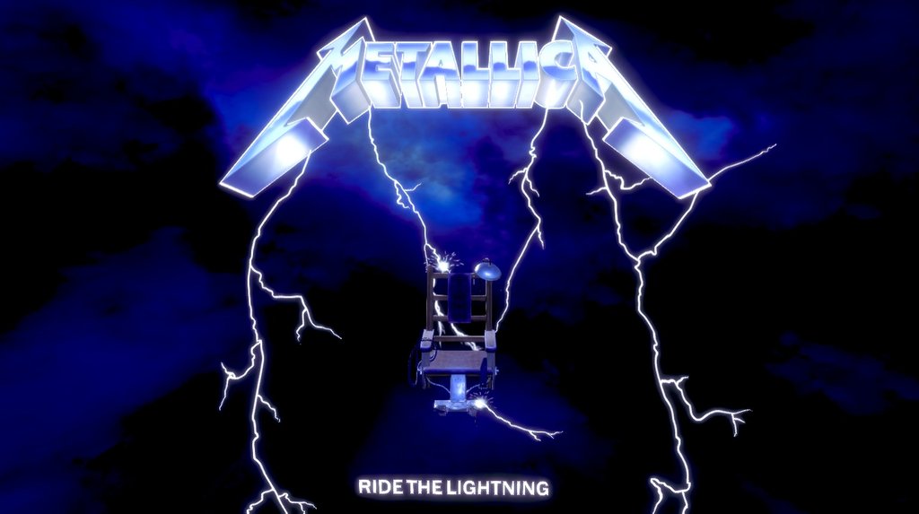 RIDE THE LIGHTNING - METALLICA ALBUM COVER - 3D model by ...