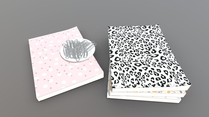 Office decor notepads colourful – Modèle 3D gratuit STL