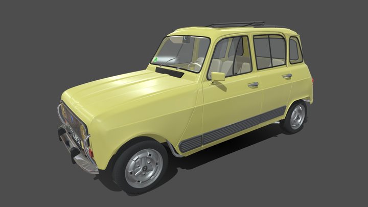 RENAULT 4 Gtl – Free 3D Model STL
