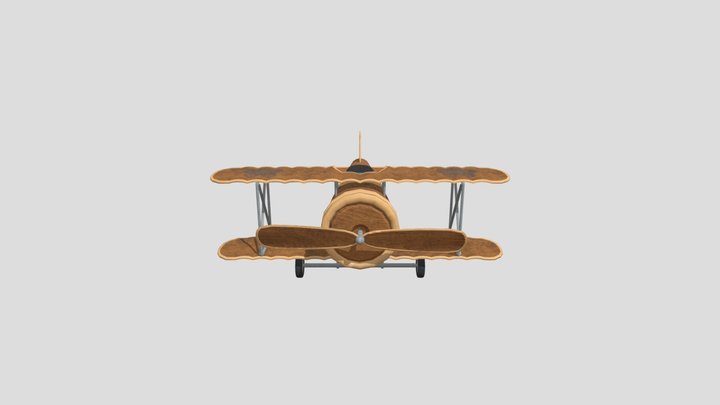 Toy Airplane 3D Model