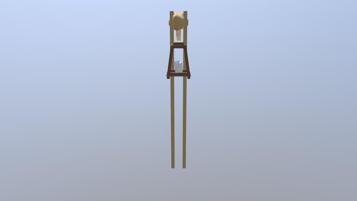 Village Lantern 3D Model