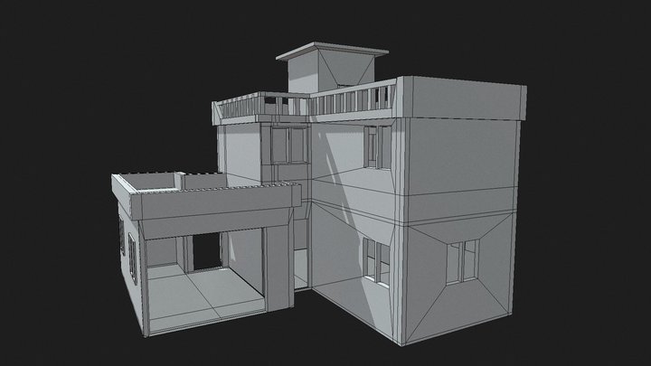 PUBG HOUSE 3D Model