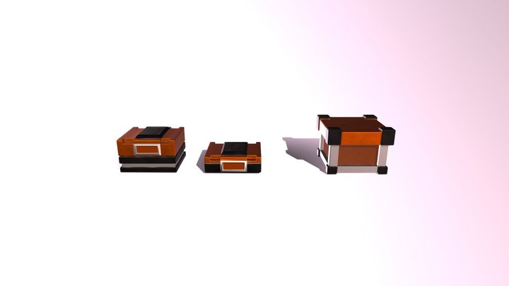 Space Boxes 3D Model