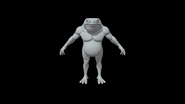 Frogman downloadable/free 3D Model