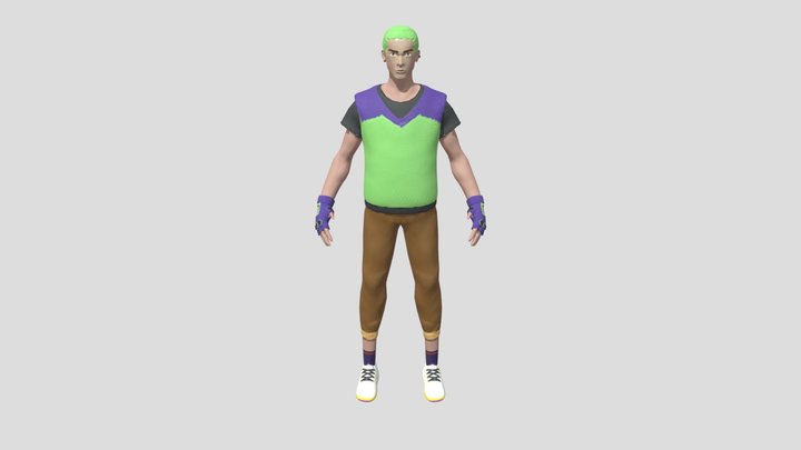 Gekko LOD0 3D Model