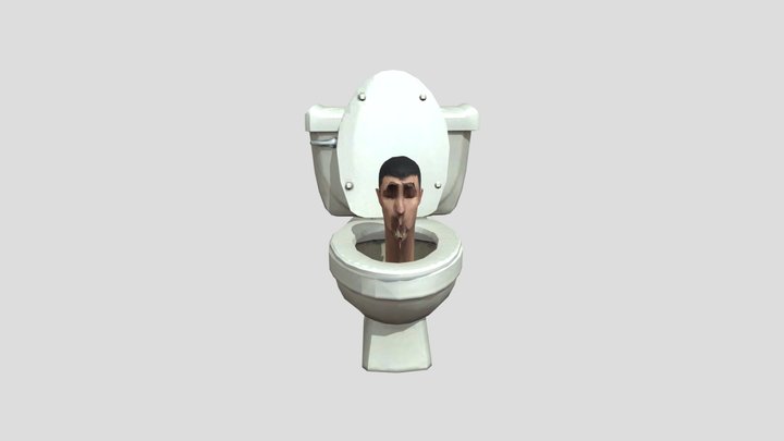 Titan Tv Man Flush (Skibidi Toilet Animation) 3D Model