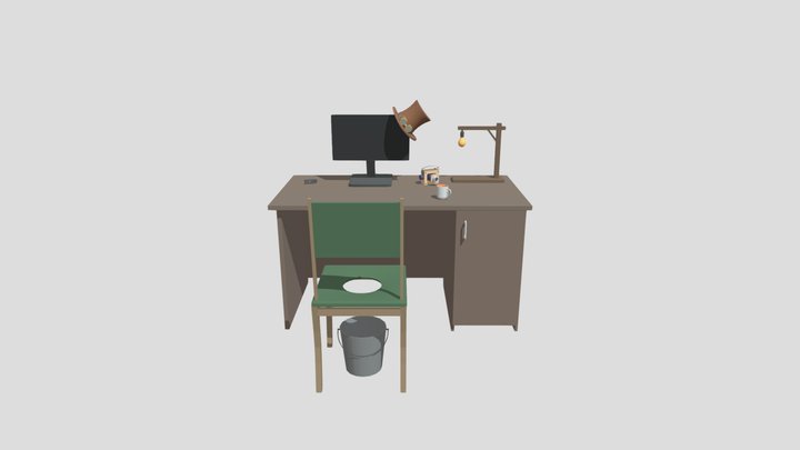 Сцена (драфт) 3D Model