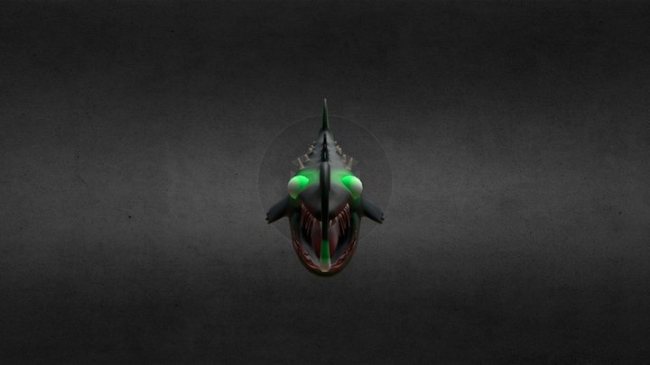 Angler Whale 3D Model