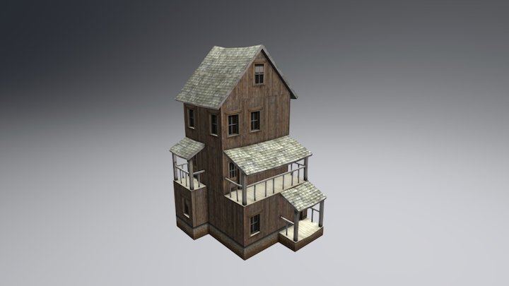 wild west house 3D Model
