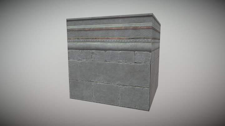 Stone Trim Sheet 3D Model
