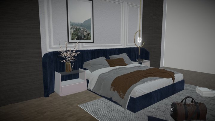 Master Bedroom 3D Model