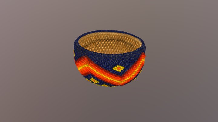 Washoe Native American Basket 3D Model