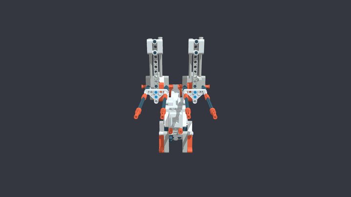 double_gun_base 3D Model