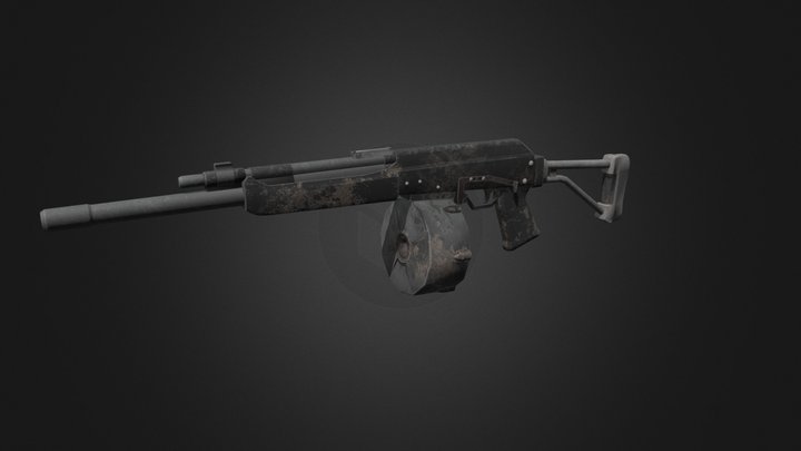 Saiga 12 3D Model