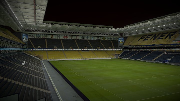 Şükrü Saraçoglu Stadium 3D 3D Model