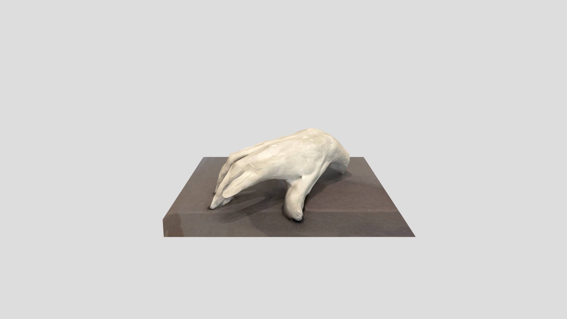 Rodin hand sculpture — Sketchfab embed 3D viewer
