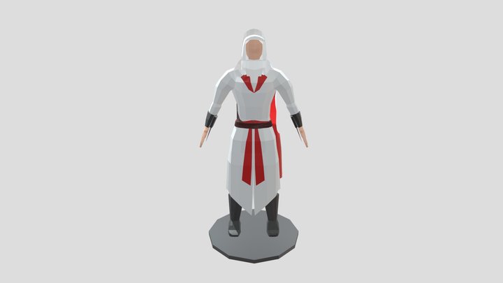 ezio assassin fixed colorized 3D Model