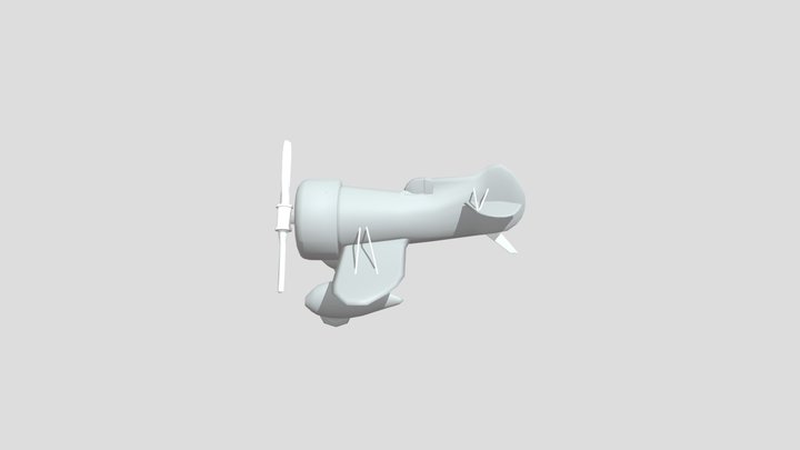 Model Plane Peer Feedback 3D Model