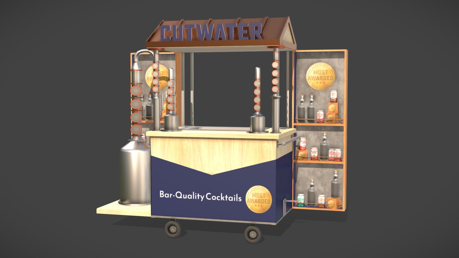 Cutwater Cart - V4 - 3D Model By IceboxProductions [67617ae] - Sketchfab