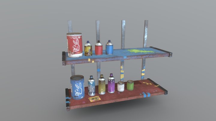 Shelf paint – Modèle 3D gratuit STL