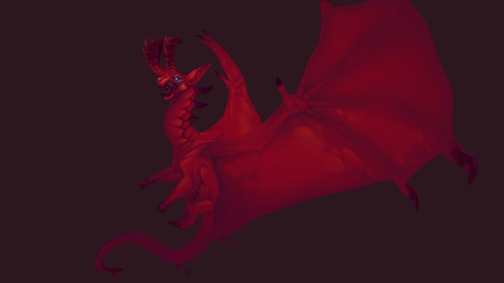 Blood Dragon 3D Model