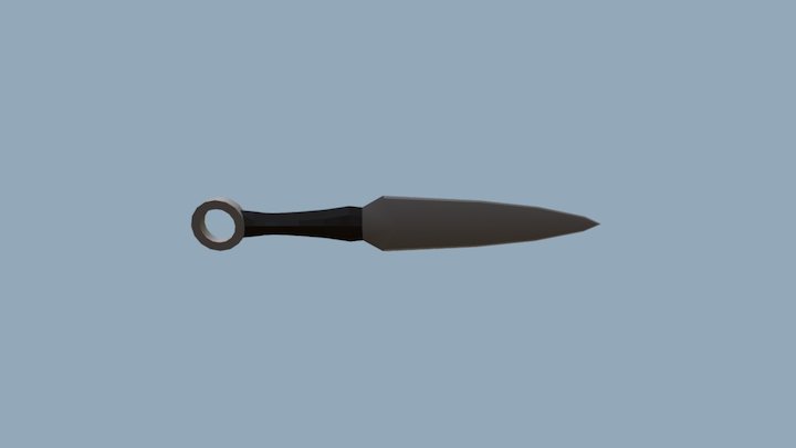 Throwing Knife 3D Model