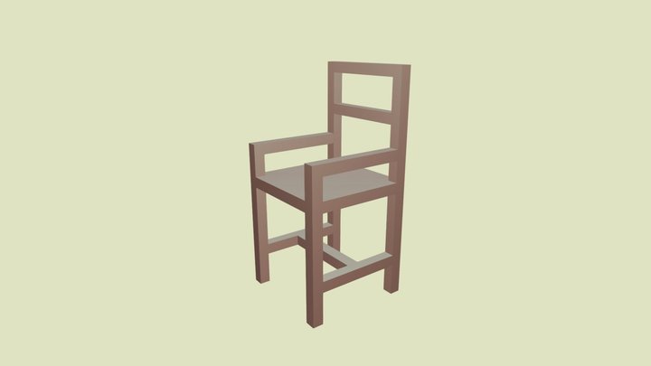 634230036_Chair_Model_Extrude 3D Model