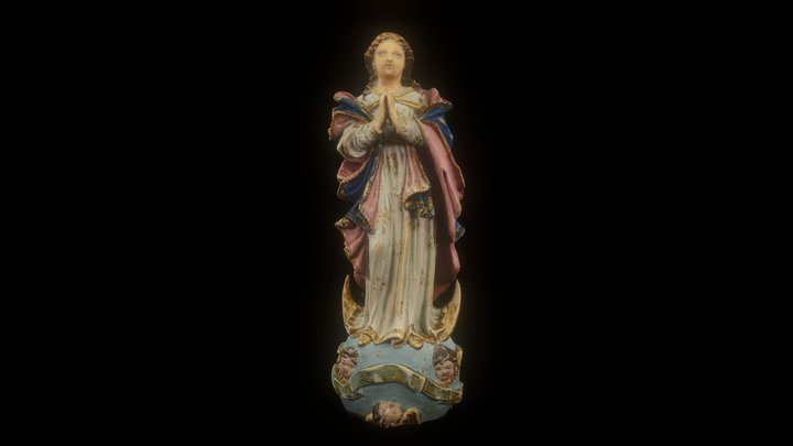 Santo: Inmaculada Concepcion 3D Model