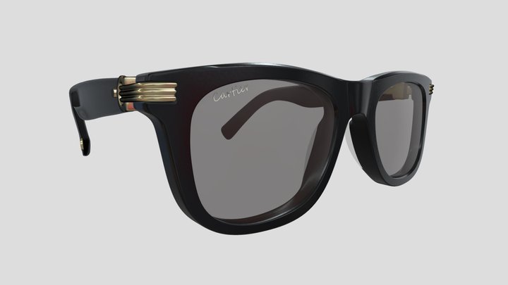 Cartier eyeware CT0395S 3D Model