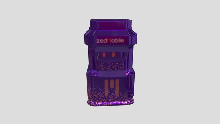 Zed Mobial Booth CPG 3D Model