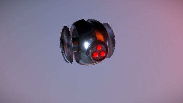 Robot Ball Animation 3D Model