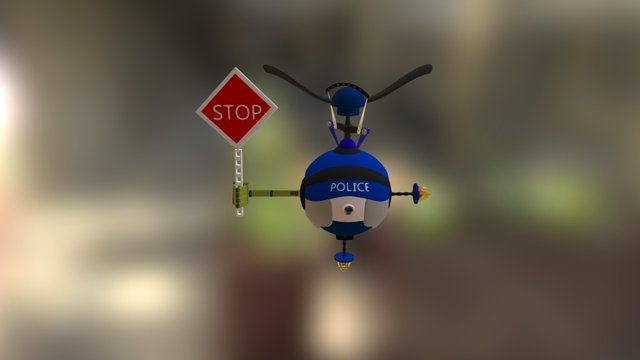 robot police 3D Model