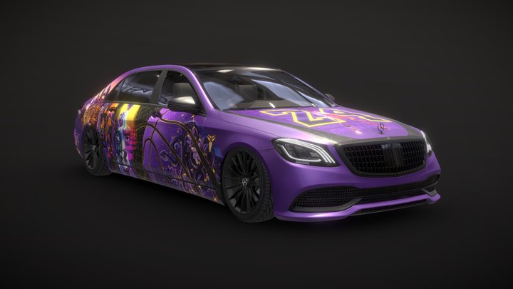 Kobe Bryant Tribute - Mercedes-Maybach S650 3D Model