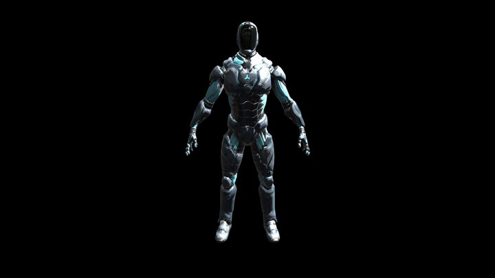 Humanoid-robot 3D Model