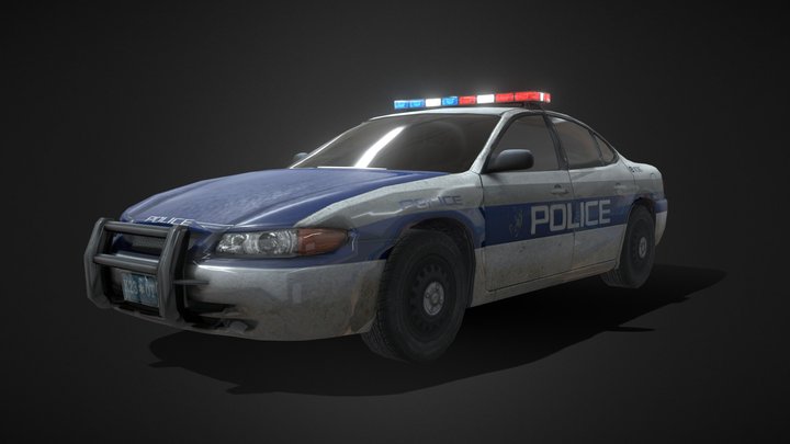 Police Car 3D Model 3D Model