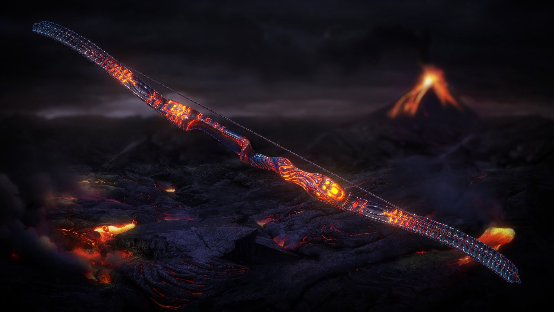 Molten Bones Bow 3D model by Liam Moffitt (divadan) [676ae38