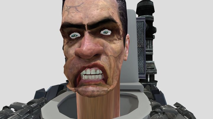 Broken_gman_toilet 3D Model