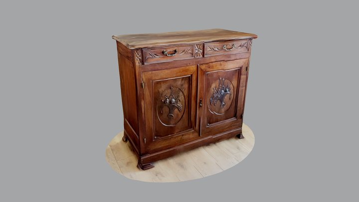 Vintage sideboard 3D Model