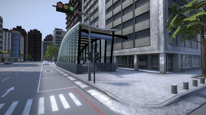 KRT Formosa Boulevard Station 3D Model