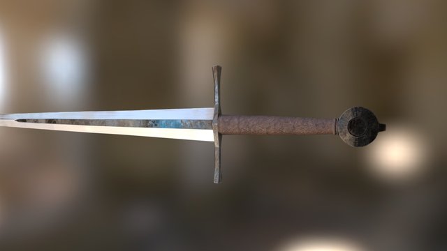 One handed sword 3D Model
