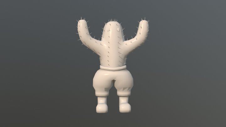仙人掌怪物 3D Model