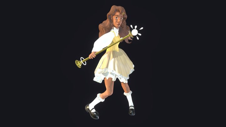 Aelia Character Model 3D Model