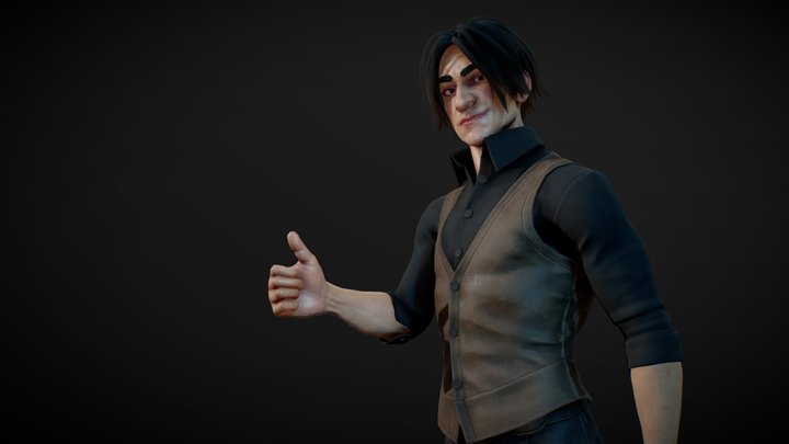 Daniel López Torregrosa - Lowpoly Character 3D Model