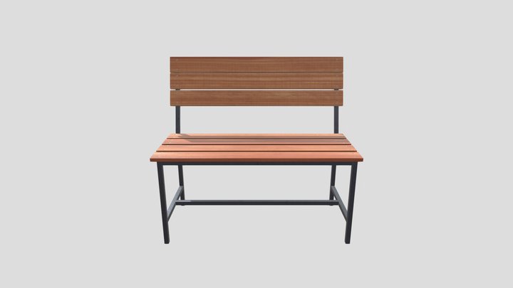 bench 3d model 3D Model