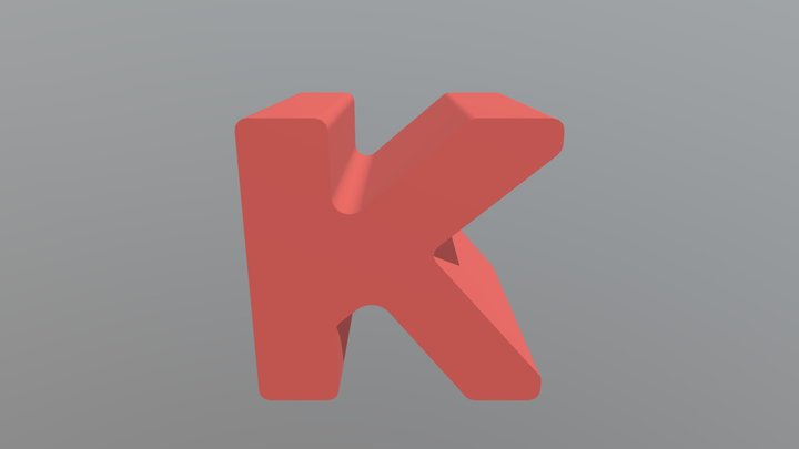 K 3D Model